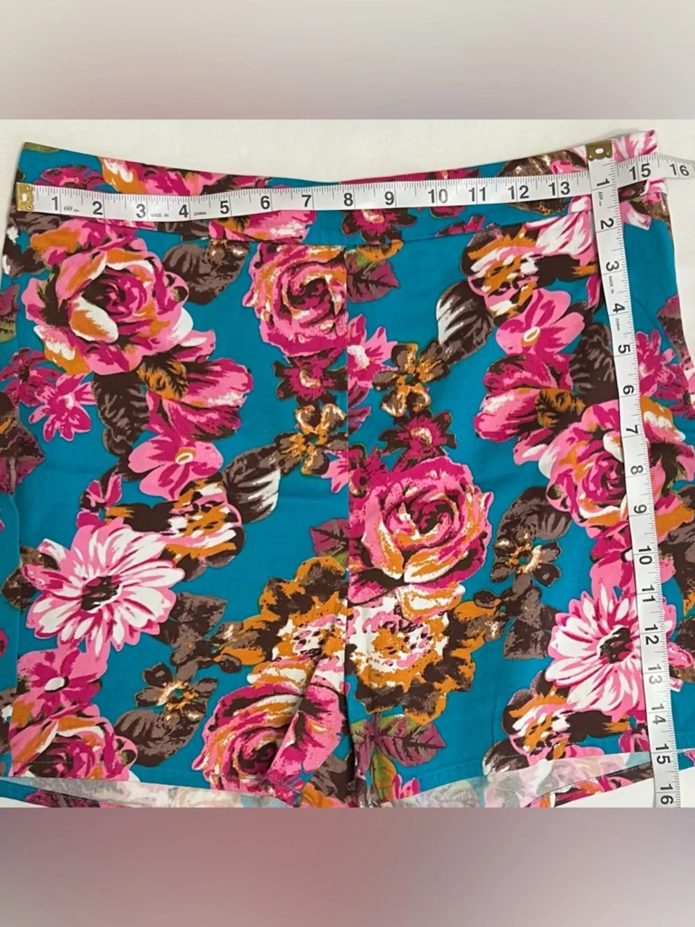 Beach Bash Floral Halter Two Piece Set Boho Tropical Crop Top & Shorts Vacation
